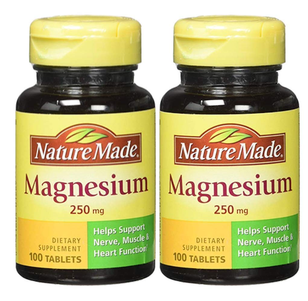 Nature Made Magnesium 250 mg, Magnesium Supplement for Muscle, Heart, Bone and Nerve Support, 90 Softgels, 90 Day Supply - Nirvana Guru