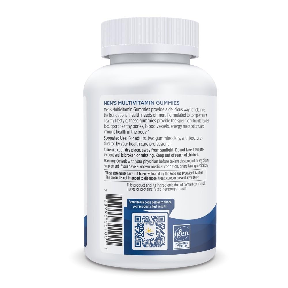 Nordic Naturals Men's Multivitamin Gummies, Mixed Berry - 60 Gummies - Support for Healthy Bones, Blood Vessels, Energy & Immunity - Non-GMO, Vegetarian - 30 Servings - Nirvana Guru