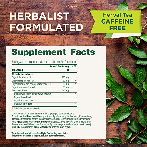 Traditional Medicinals Tea, Organic Throat Coat, Supports Throat Health, 16 Tea Bags - Nirvana Guru