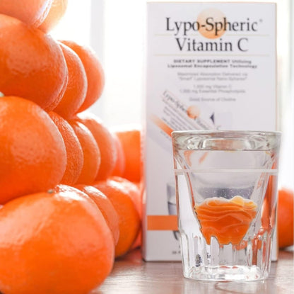 LivOn Laboratories Lypo–Spheric Liposomal Vitamin C 1000mg - No Sugar, Immune Support, Plant Based - Easy to Swallow, Absorbable, Individual Packets - Non–GMO, Gluten Free(0.2floz30 Packets) Nirvana Guru