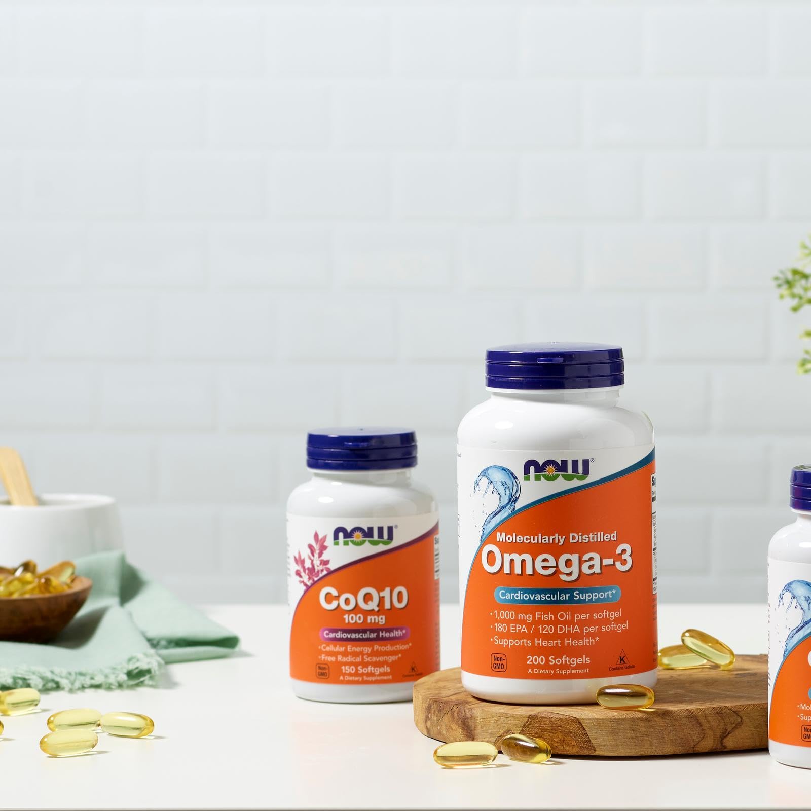 NOW Foods Supplements, CoQ10 (Coenzyme Q10) 100 mg, Pharmaceutical Grade, Cardiovascular Health*, 150 Softgels - Nirvana Guru