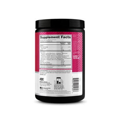 Optimum Nutrition Amino Energy - Pre Workout with Green Tea, BCAA, Amino Acids, Keto Friendly, Green Coffee Extract, Energy Powder - Concord Grape, 65 Servings (Packaging May Vary)