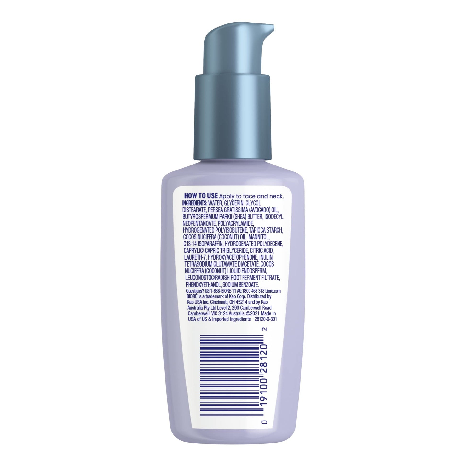 Biore Hydrate & Glow Face Serum for Dry, Sensitive Skin with Hyaluronic Acid, Prebiotics, Dermatologist Tested Face Serum, Fragrance Free, Vegan Friendly & Cruelty Free, Recyclable 1 oz Bottle Nirvana Guru
