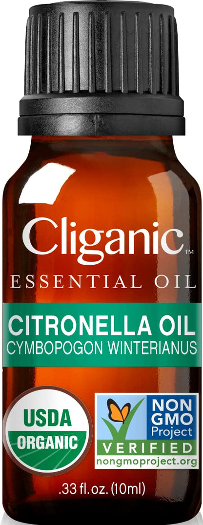 Cliganic Organic Lavender Essential Oil - 100% Pure Natural Undiluted, for Aromatherapy Diffuser | Non-GMO Verified (Packaging May Vary)