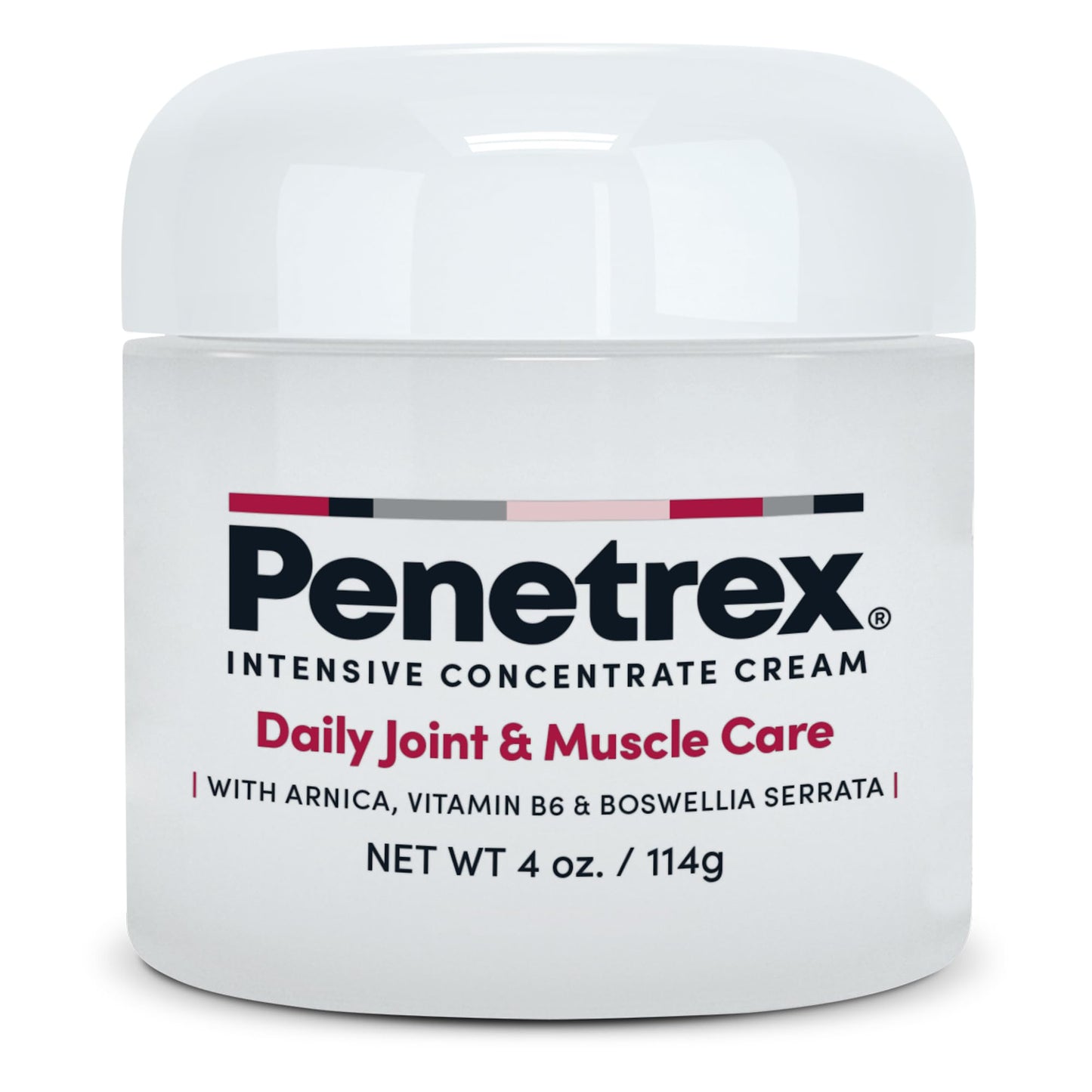 Penetrex Joint & Muscle Therapy - Soothing Muscle Rub for Back, Neck, Hands, Feet - Premium Whole Body Rub with Arnica, Vitamin B6 MSM & Boswellia - Non-Greasy 2oz Cream