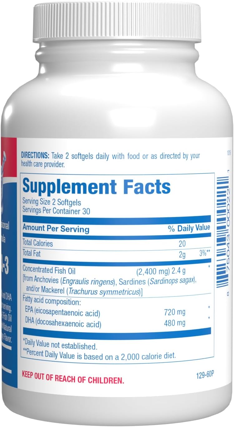 Omega 3 Fish Oil 1200 mg - Clinical DHA EPA Omega 3 Supplement with Burpless Fish Oil Brain Heart & Overall Health - Molecularly Distilled for Purity - Certified Sustainably Sourced (Orange Flavored) Nirvana Guru
