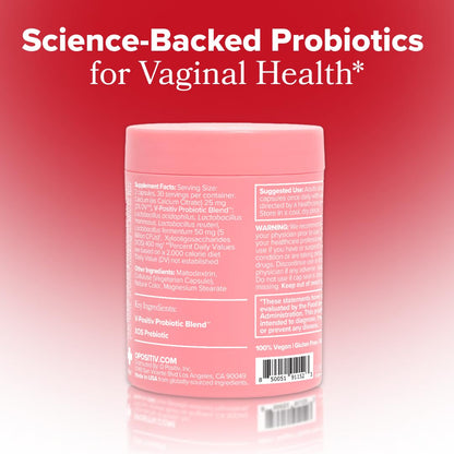 O Positiv URO Vaginal Probiotics for Women pH Balance with Prebiotics & Lactobacillus Probiotic Blend - Vaginal Health Supplement - Promote Healthy Vaginal Odor & Vaginal Flora, 60 Count (Pack of 1) Nirvana Guru