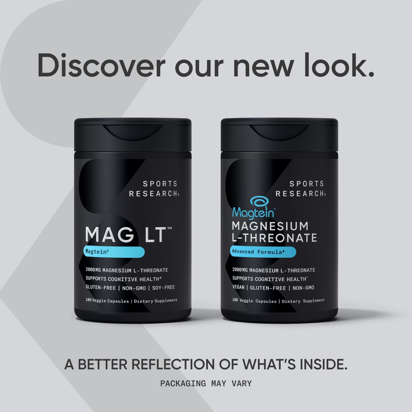 Sports Research Magtein Magnesium L-Threonate Capsules - Magnesium Supplement for Memory, Focus & Cognition - Magnesium L Threonate Supports Brain Health, Sleep & Mood - 2000mg, 90 Capsules for Adults - Nirvana Guru