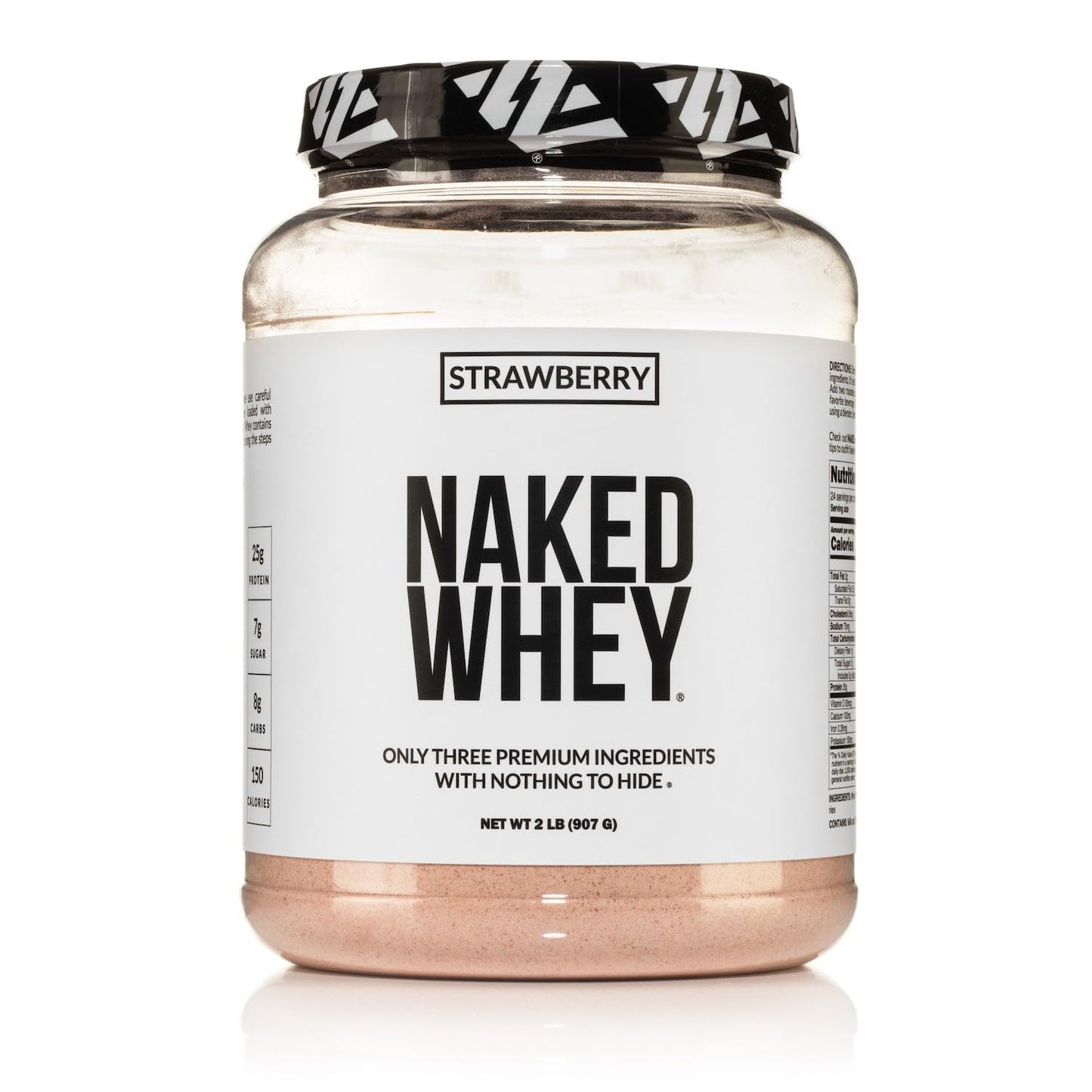 NAKED Whey Vanilla Protein Powder - Only 3 Ingredients - Grass Fed Whey Protein Powder, Vanilla Flavor, and Organic Coconut Sugar, No GMO, No Soy, and Gluten Free - 24 Servings