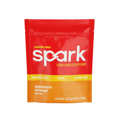 AdvoCare Spark Vitamin & Amino Acid Supplement - Focus & Energy Drink Powder Mix with Vitamin A, B-6, C & E - Also Includes L-Carnitine & L-Tyrosine - Fruit Punch - 10.5 oz Nirvana Guru