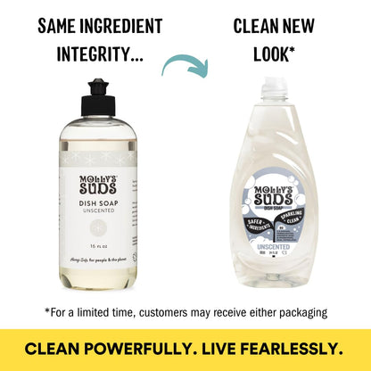 Molly's Suds Liquid Dish Soap | Clean, Simple Ingredients | Extra Scrubbing Power | Citrus Scent, 24 oz - 2 Pack Nirvana Guru