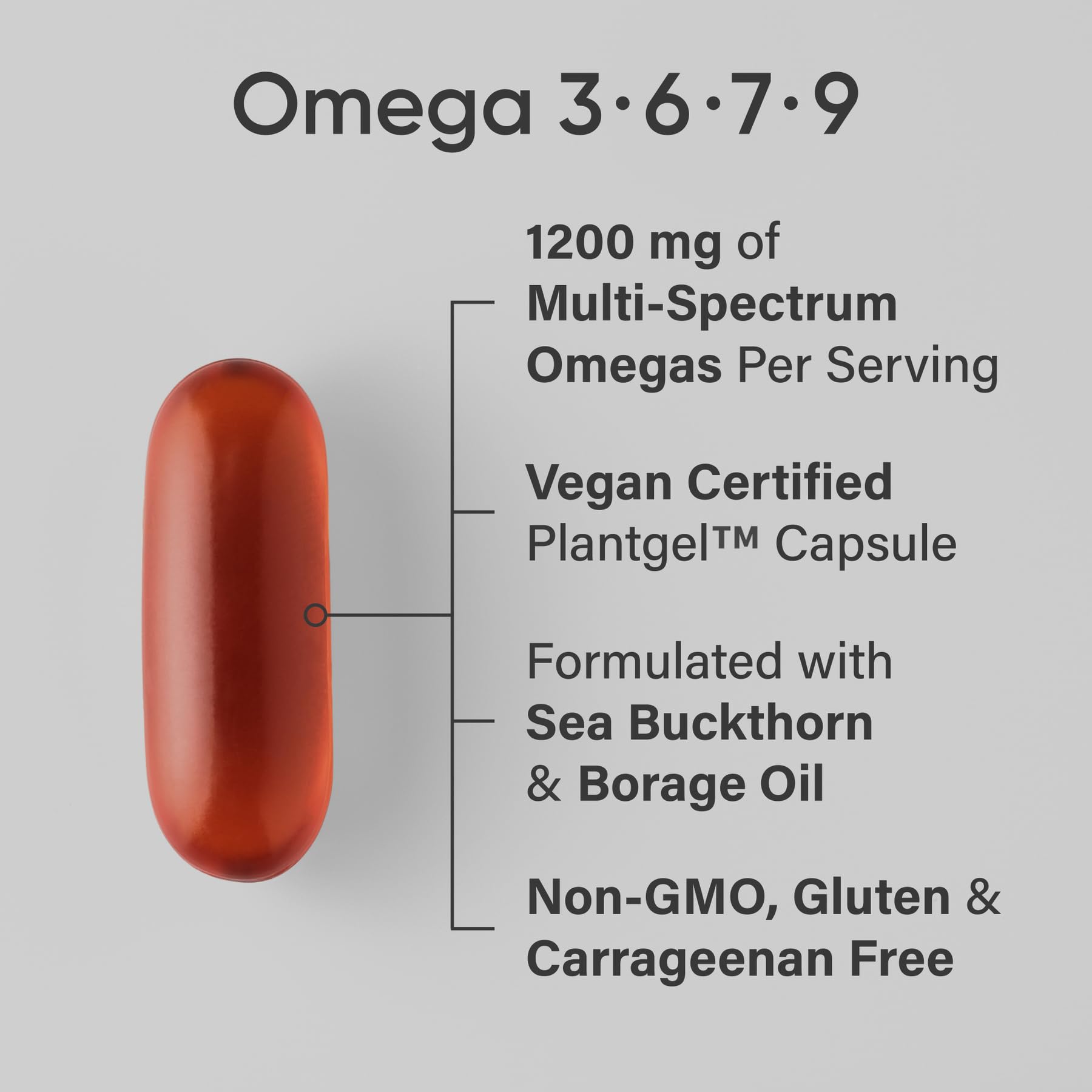 Sports Research Vegan Omega-3 Fish Oil Alternative from Algae Oil - Highest Levels of DHA & EPA Fatty Acids | Non-GMO Verified & Vegan Certified - Fresh Lemon Scent - 60 Veggie Softgels - Nirvana Guru