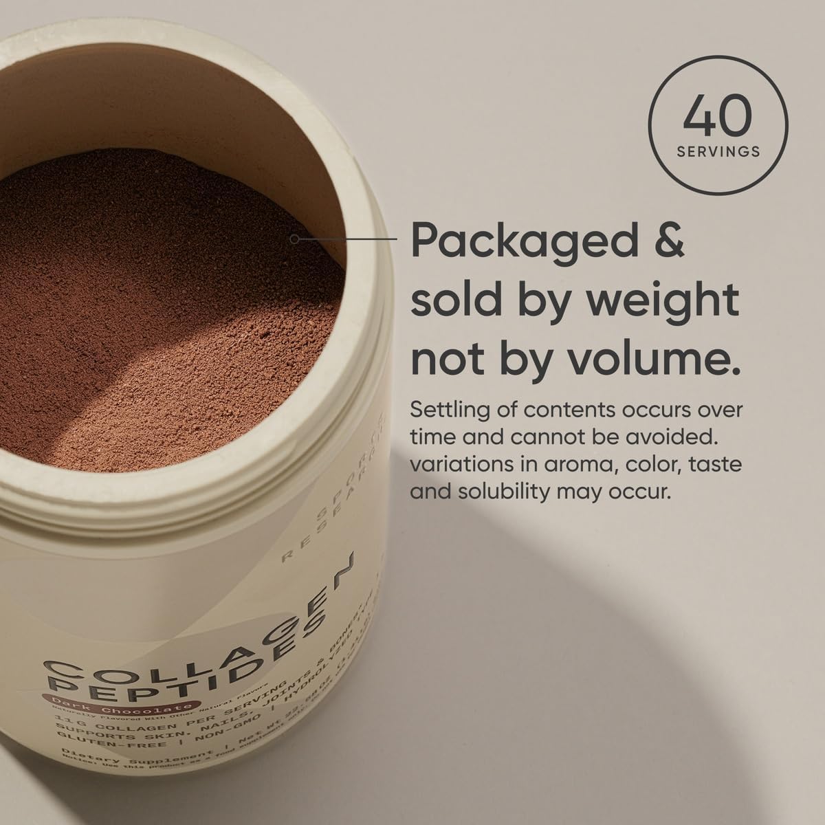 Sports Research Collagen Peptides Dark Chocolate - Nirvana Guru