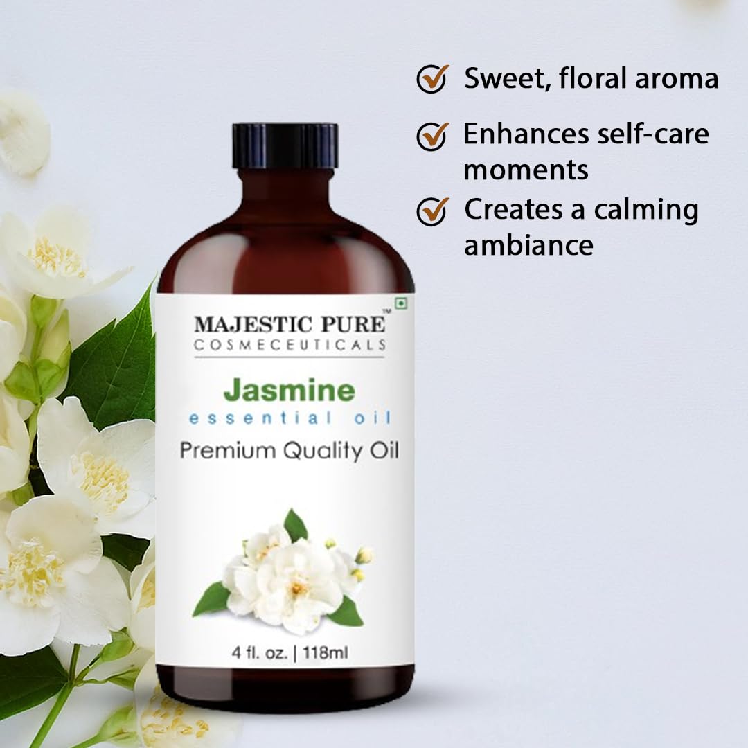 Majestic Pure Lavender Essential Oil with Glass Dropper | 100% Pure and Natural Lavender Oil | Premium Grade Essential Oils for Diffusers, Skin, Aromatherapy, Massage | 4 Fl Oz - Nirvana Guru