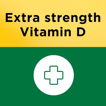 Nature Made Extra Strength Vitamin D3 5000 IU (125 mcg), Dietary Supplement for Bone, Teeth, Muscle and Immune Health Support, 180 Softgels, 180 Day Supply - Nirvana Guru