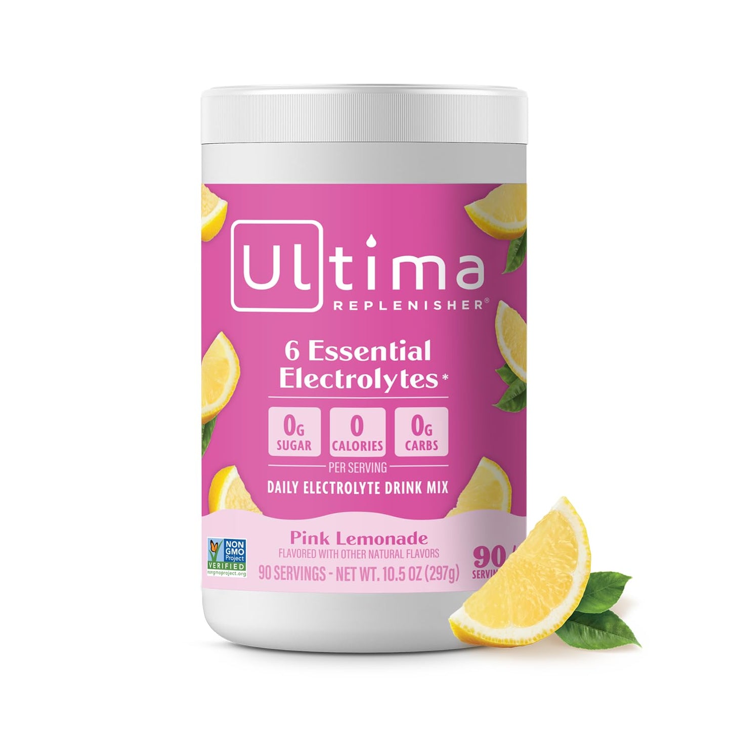 Ultima Replenisher Daily Electrolyte Powder Drink Mix – Sugar Free – Lemonade, 90 Servings – Hydration Powder with 6 Key Electrolytes and Trace Minerals – Keto Friendly, Vegan, Non-GMO - Nirvana Guru