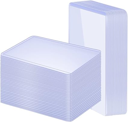 100 Pack 3"x4" Hard Plastic Card Sleeves Top Loaders for Cards, Baseball Card Protectors Hard Plastic, for Baseball Card, Game Cards, Trading Card, and So on nirvanaguru