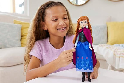Mattel Princess Dolls, Anna Posable Fashion Doll with Signature Clothing and Accessories, Disney's Frozen Movie Toys nirvanaguru