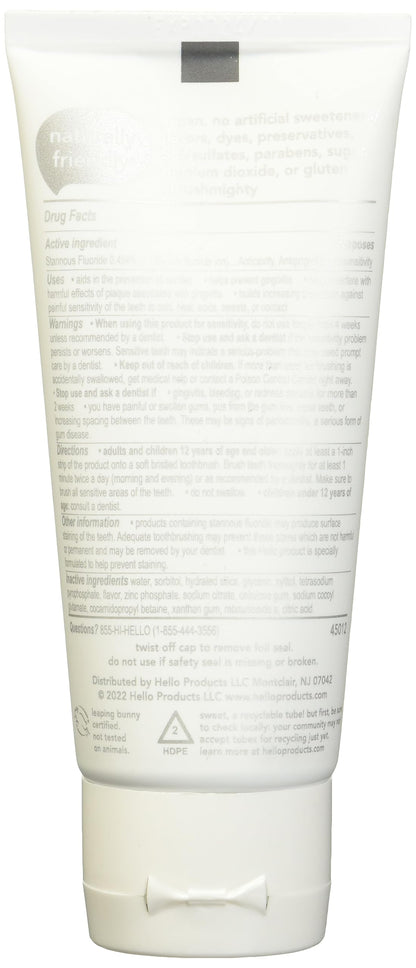 hello Mighty Multitasker Fluoride Toothpaste, 8-in-1 Toothpaste with Minty Flavor, Anticavity, Antigingivitis, Antisensitivity, Strengthens Enamel and Whitens, 2 Pack, 4.0 Oz Tubes Nirvana Guru