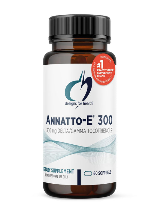 Designs for Health Annatto-E 300mg Tocotrienols Vitamin E - Delta + Gamma Tocotrienols to Support Heart Health, Eye Health, Healthy Aging - DeltaGold Antioxidants Supplement (60 Vitamin E Softgels) Nirvana Guru