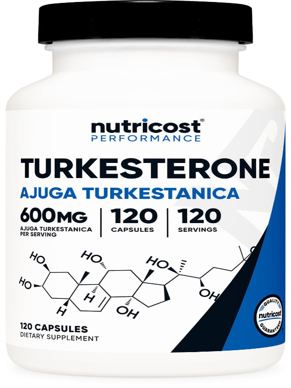 Nutricost Turkesterone Dietary Supplement 600mg, 120 Capsules - Vegetarian, Non-GMO & Gluten Free Nirvana Guru