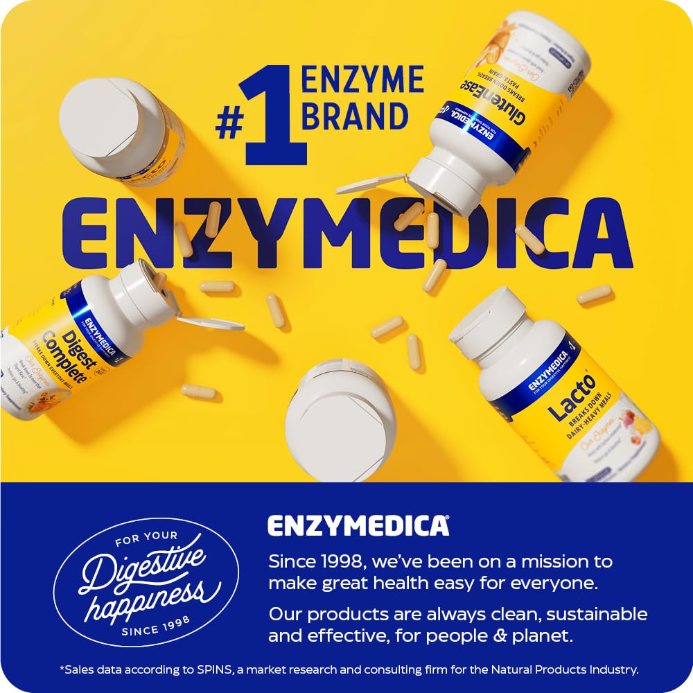 Enzymedica Digest Gold + ATPro, Maximum Strength Digestive Enzymes, Helps Digest Large Meals for Instant Bloating Relief, 45 Count Nirvana Guru