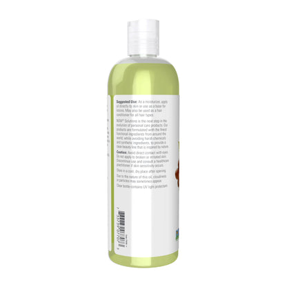 NOW Foods Solutions, Grapeseed Oil, Skin Care for Sensitive Skin, Light Silky Moisturizer for All Skin Types, 16-Ounce - Nirvana Guru