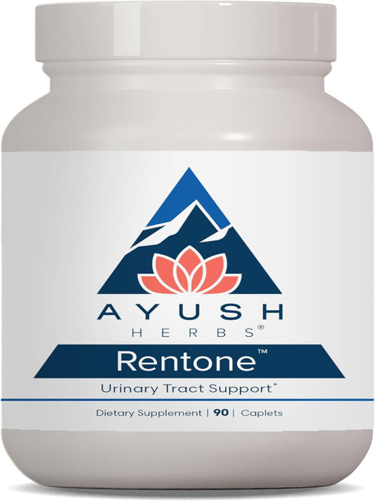 Ayush Herbs Rentone - Kidney Support Supplement with Cranberry, Kidney Cleanse Pills for Women & Men, Urinary Health & Bladder Function - 90 Vegetarian Capsules (1 Count) Nirvana Guru