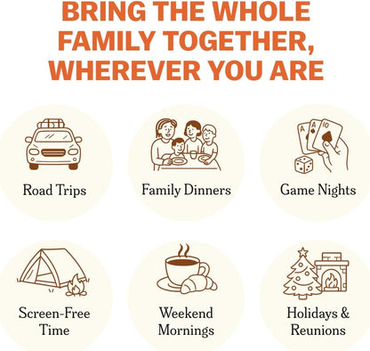 TALES 150 Conversation Cards, Family Edition, Perfect for Family Games for Adults, Teens, and Kids, Family Dinners, Game Nights, Gifts, Holidays, and Gatherings, Prompts for Meaningful Connections Nirvana Guru