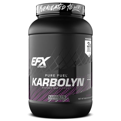 EFX Sports Karbolyn Fuel | Fast-Absorbing Carbohydrate Powder | Carb Load, Sustained Energy, Quick Recovery | Stimulant Free | 39 Servings (Neutral) Nirvana Guru