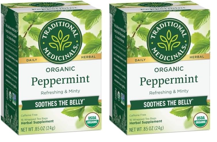 Traditional Medicinals Tea Peppermint Organic, 16 ct - Nirvana Guru
