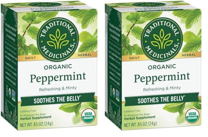 Traditional Medicinals Tea Peppermint Organic, 16 ct - Nirvana Guru