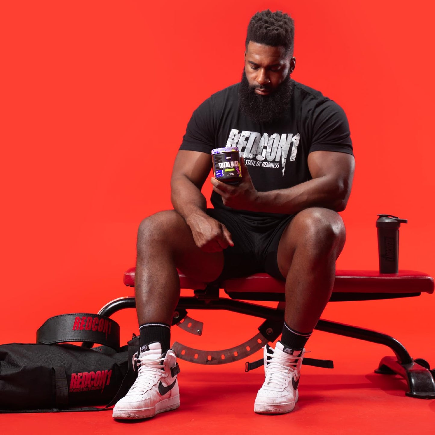 REDCON1 Total War Pre Workout Powder, Blue Lemonade - Beta Alanine + Citrulline Malate Keto Friendly Preworkout for Men & Women with 320mg of Caffeine - Fast Acting (30 Servings) Nirvana Guru