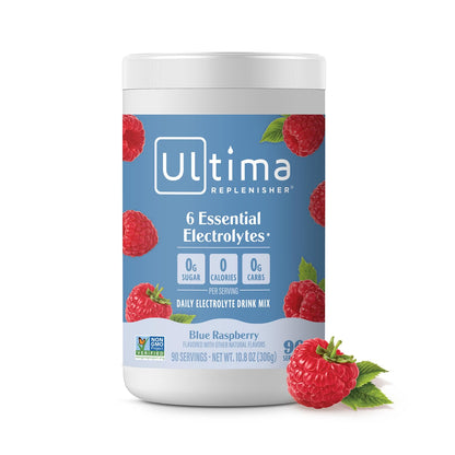 Ultima Replenisher Daily Electrolyte Powder Drink Mix – Sugar Free – Lemonade, 90 Servings – Hydration Powder with 6 Key Electrolytes and Trace Minerals – Keto Friendly, Vegan, Non-GMO - Nirvana Guru