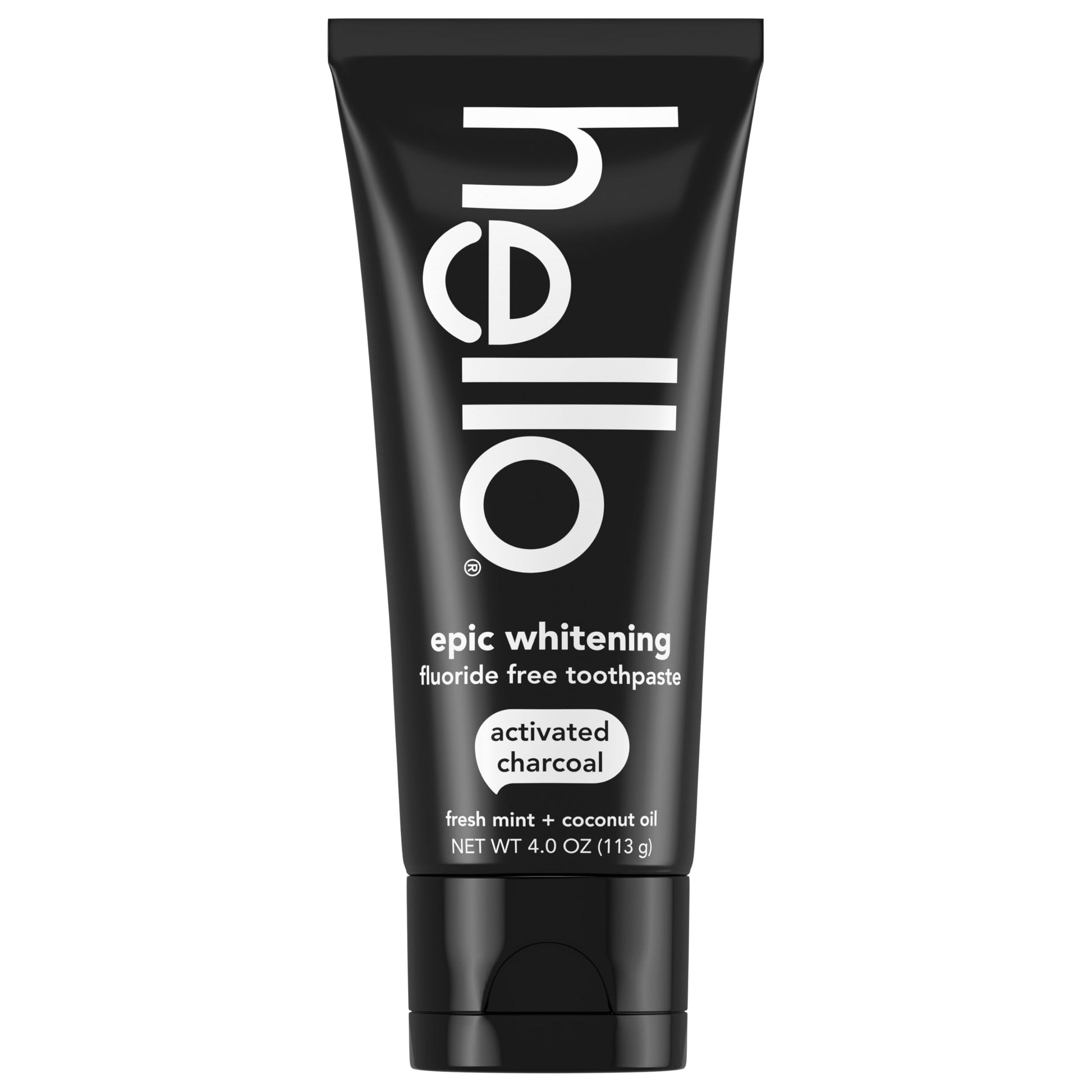 Hello Activated Charcoal Toothpaste, Fluoride Free with Activated Charcoal, Teeth Whitening Toothpaste with Fresh Mint and Coconut Oil, No SLS, Vegan, Gluten Free, 3 Pack, 4 OZ Tubes Nirvana Guru