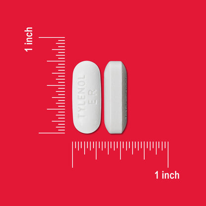 Tylenol 8HR Arthritis Pain Relief Caplets, 650 mg Acetaminophen for Minor Arthritis & Joint Pain, Fever Reducer, Extended Release, Gentle on Stomach, FSA or HSA Eligible, 100 ct