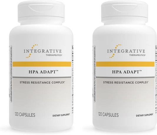Integrative Therapeutics HPA Adapt - Supports a Healthy Stress Response* - Positive Outlook Supplement with Ashwagandha, Maca, Holy Basil & Rhodiola - Gluten-Free & Soy-Free - 120 Vegan Capsules - Nirvana Guru