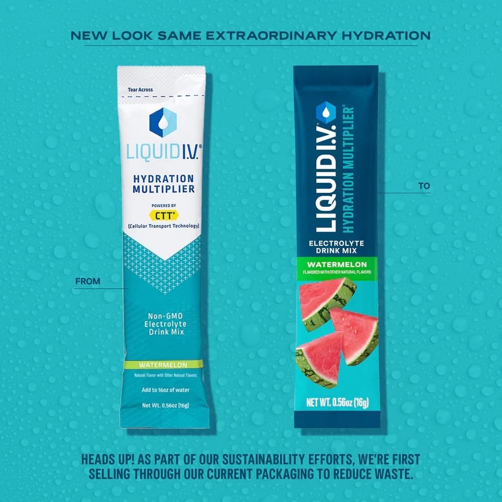 Liquid I.V.® Hydration Multiplier - Passion Fruit | Electrolyte Powder Drink Mix | 3 Pack (48 Servings) - Nirvana Guru
