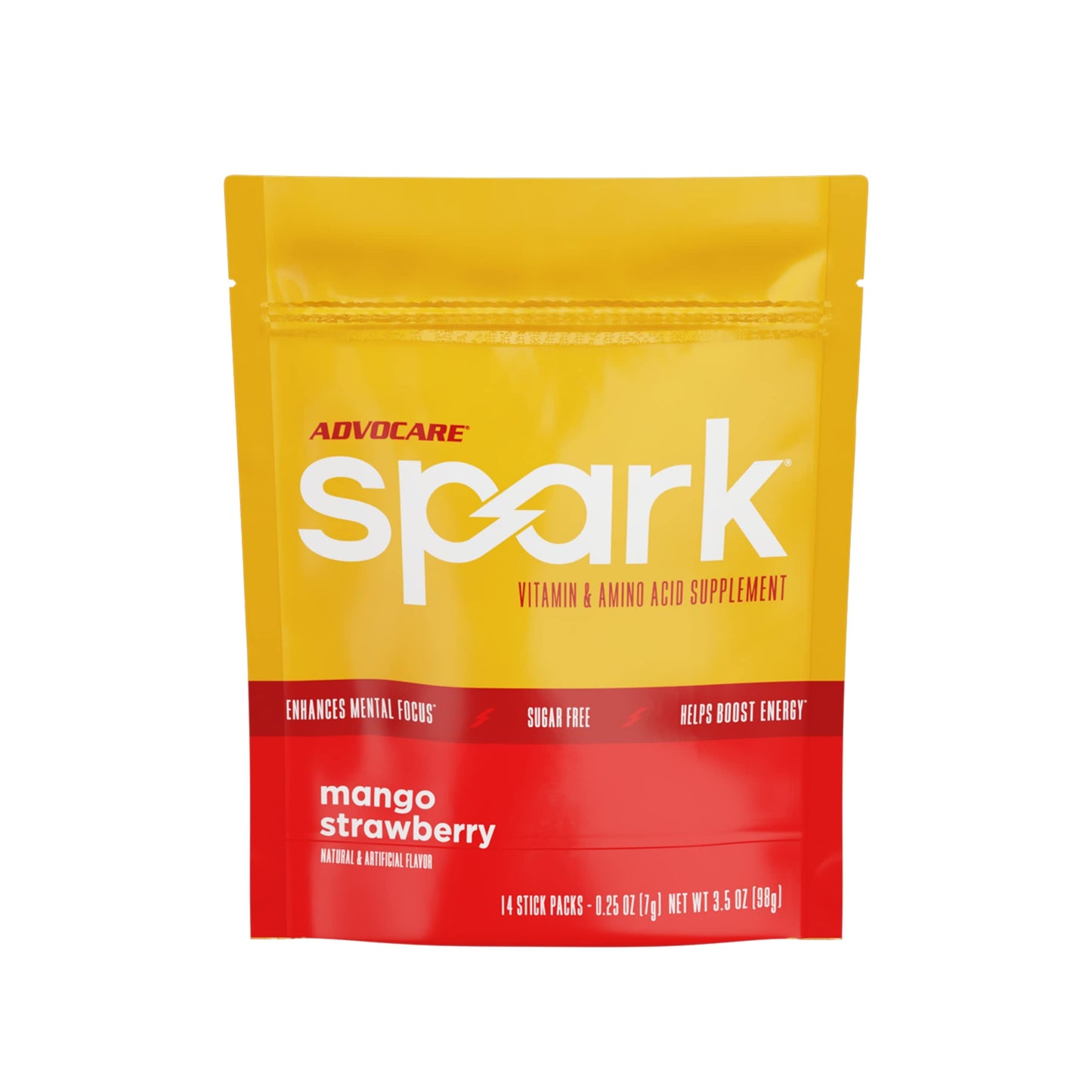 AdvoCare Spark Vitamin & Amino Acid Supplement - Focus & Energy Drink Powder Mix with Vitamin A, B-6, C & E - Also Includes L-Carnitine & L-Tyrosine - Fruit Punch - 10.5 oz Nirvana Guru