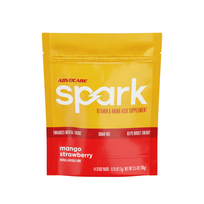 AdvoCare Spark Vitamin & Amino Acid Supplement - Focus & Energy Drink Powder Mix with Vitamin A, B-6, C & E - Also Includes L-Carnitine & L-Tyrosine - Fruit Punch - 10.5 oz Nirvana Guru