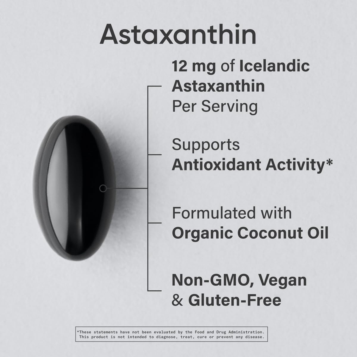 Sports Research Triple Strength Astaxanthin 12mg with Organic Coconut Oil - Antioxidant Supplement, Non-GMO Verified & Gluten Free - 60 Softgels - Nirvana Guru