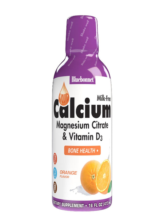 Bluebonnet Nutrition Liquid Calcium Citrate, Magnesium, Vitamin D3, Bone Health, Gluten Free, Soy Free, Milk Free, Kosher, 16 fl oz, 32 Servings, Mixed Berry Flavor Nirvana Guru