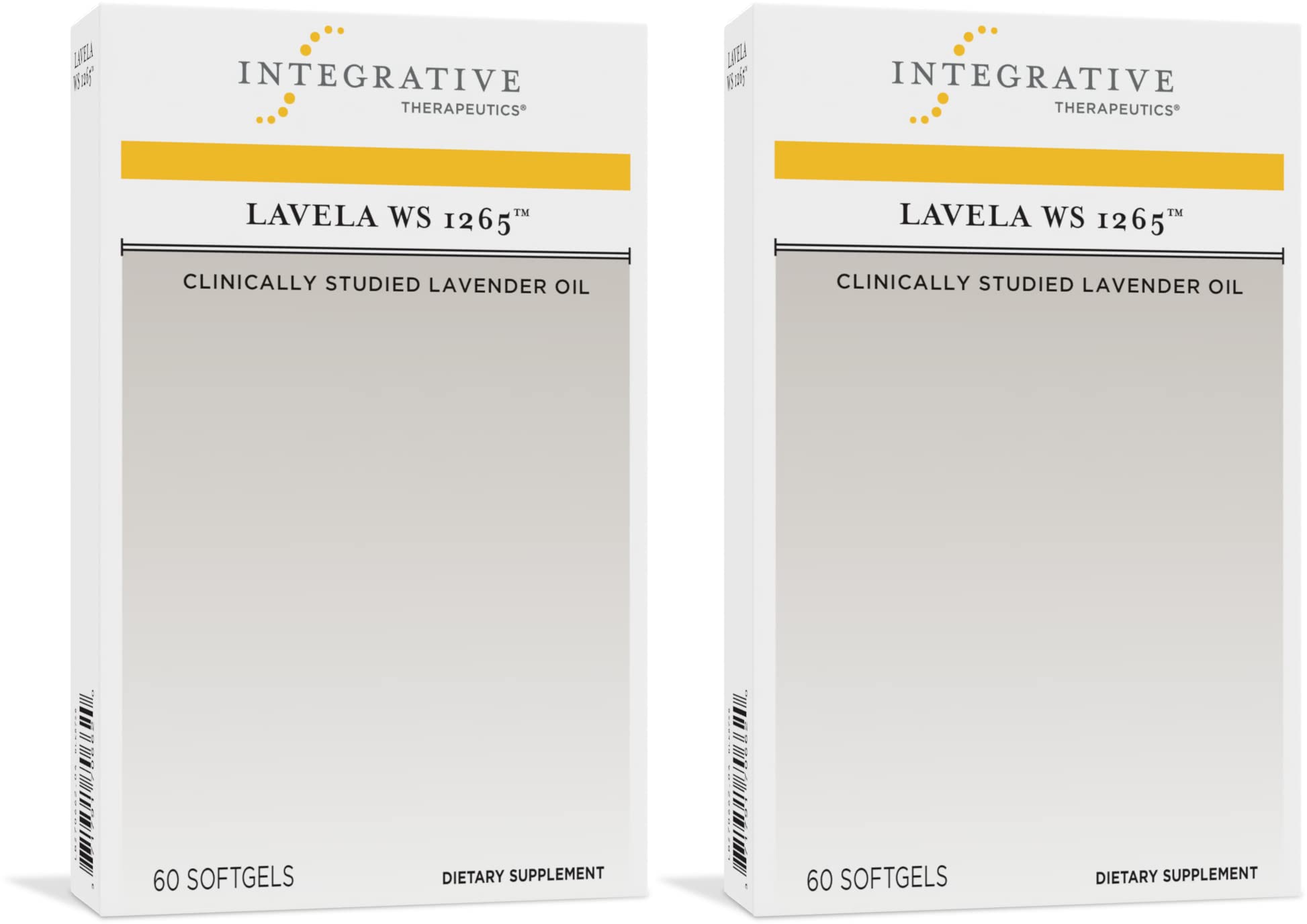 Integrative Therapeutics – Lavela WS 1265 - Clinically Studied Lavender Essential Oil Supplement - Calms Nervousness* - Reduces Stress* - 60 Softgels - Nirvana Guru