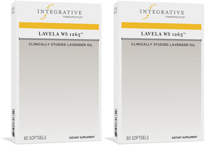 Integrative Therapeutics – Lavela WS 1265 - Clinically Studied Lavender Essential Oil Supplement - Calms Nervousness* - Reduces Stress* - 60 Softgels - Nirvana Guru