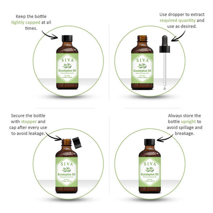 SIVA Lavender Essential Oil - 4 Fl Oz – Natural Lavender Oil - for Diffuser, Face, Skin Care, Aromatherapy, Hair Care, Scalp and Body Massage - with Dropper - Nirvana Guru
