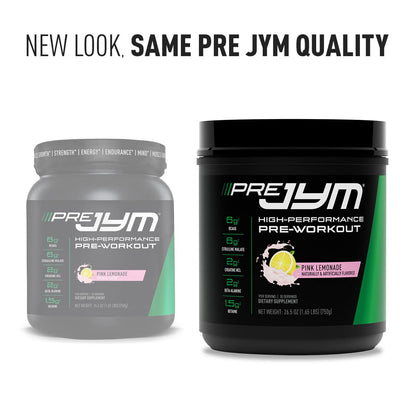 JYM Supplement Science Pre JYM Strawberry Kiwi Pre Workout Powder - BCAAs, Nootropics, Creatine HCI, Citrulline, Beta-Alanine, Betaine, Taurine, Huperzine 30 Servings Nirvana Guru