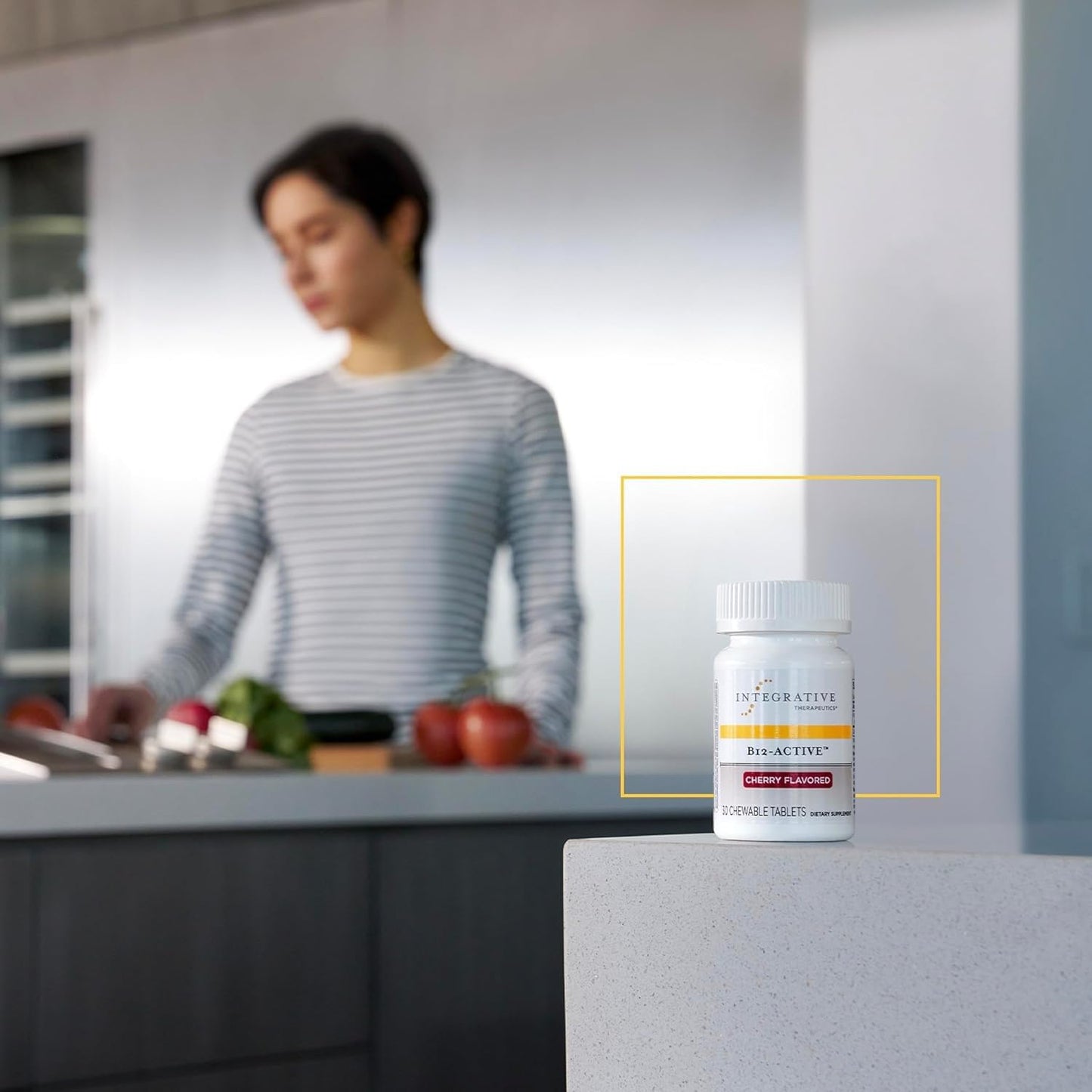Integrative Therapeutics B-12 Active, Vitamin B12, Supports Nerve Function*, Cherry Flavored, 30 Chewable Tablets - 2 Pack - Nirvana Guru
