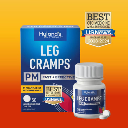 Hyland's Leg Cramp Tablets, Natural Relief of Calf, Leg and Foot Cramp, Quick Dissolving Tablets, 100 Count
