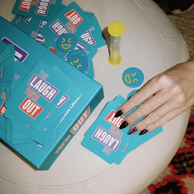 You Laugh You're Out A Party Game with Hilarious Charades Family Card Games for Adults & Kids, 125 Prompt Cards Fun Card Games for Family Game Nights, Gatherings, & Parties Ages 14+ nirvanaguru