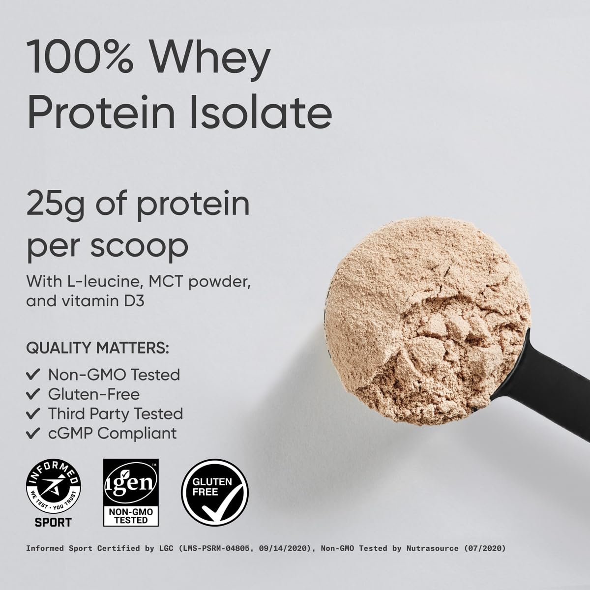 Sports Research Whey Protein - Sports Nutrition Whey Isolate Protein Powder for Lean Muscle Building & Workout Recovery - 5 lb Bag Bulk Protein Powder 25g per Serving - Dutch Chocolate, 56 Servings - Nirvana Guru